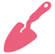 Pictogram of a pink gardening trowel. This symbol accompanies all case study sections.