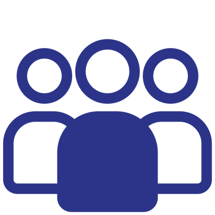 Pictogram of a group of people.