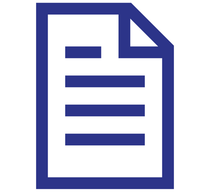 Pictogram of a paper document.