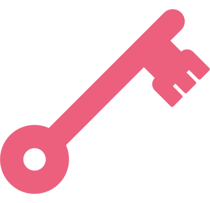 Pictogram of a key.
