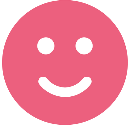 Pictogram of a smiling face.